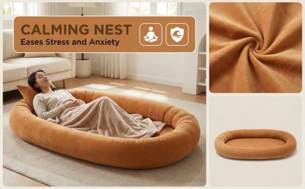 Love's cabin Round Donut Cat and Dog Cushion Bed,  Bed for Cats or Small Dogs, Anti-Slip & Water-Resistant Bottom, Super Soft Durable Fabric Pet Beds, Washable Luxury Cat & Dog Bed Gray