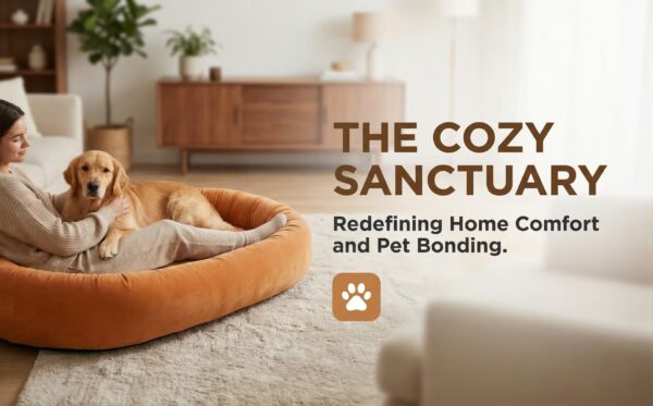 Love's cabin Round Donut Cat and Dog Cushion Bed,  Bed for Cats or Small Dogs, Anti-Slip & Water-Resistant Bottom, Super Soft Durable Fabric Pet Beds, Washable Luxury Cat & Dog Bed Gray