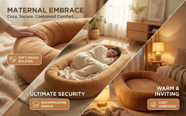 Love's cabin Round Donut Cat and Dog Cushion Bed,  Bed for Cats or Small Dogs, Anti-Slip & Water-Resistant Bottom, Super Soft Durable Fabric Pet Beds, Washable Luxury Cat & Dog Bed Gray